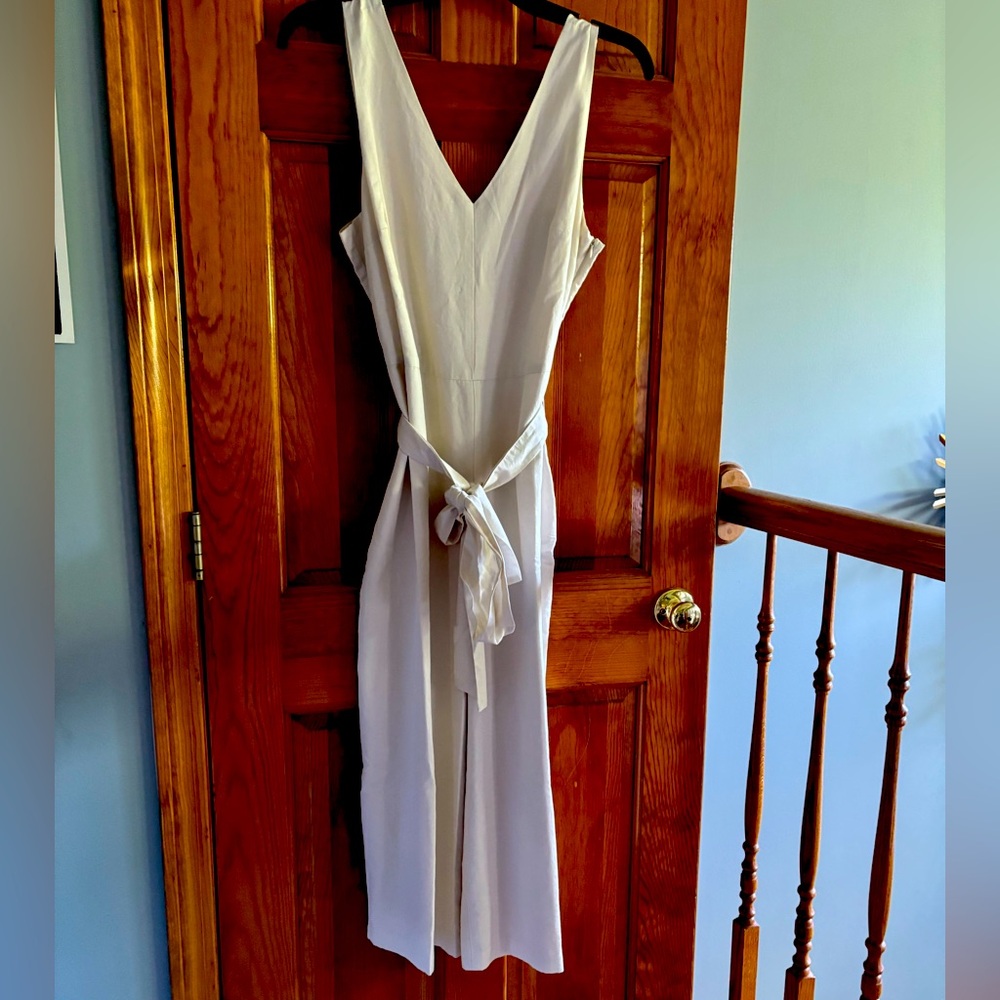 Banana Republic NWT Alabaster Side Zip
Wide Leg CropJumpsuit